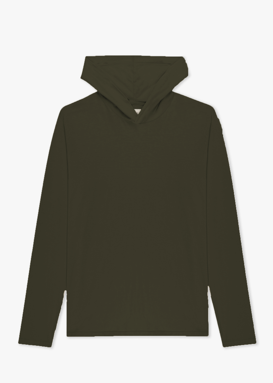 Basis Pullover Hoody Dark Olive