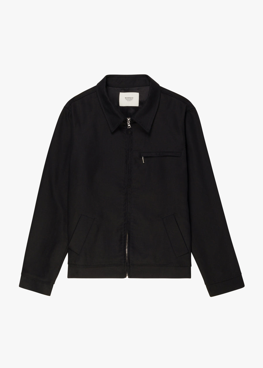 Station Jacket Black Twill