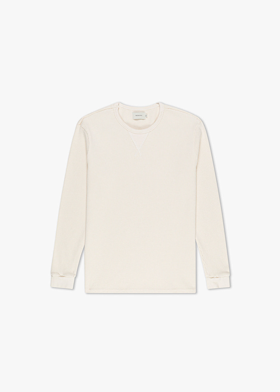 Waffle Knit Thermal Natural – MONADIC