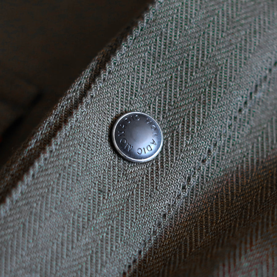 Cahill LS Olive Herringbone