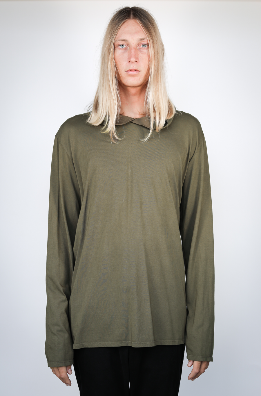 Basis Pullover Hoody Dark Olive