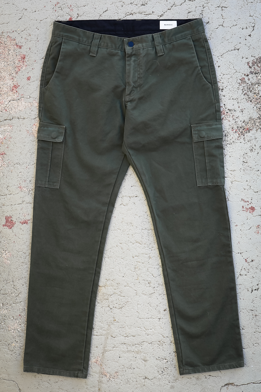 Relaxed Taper Cargo Chino Olive Drab