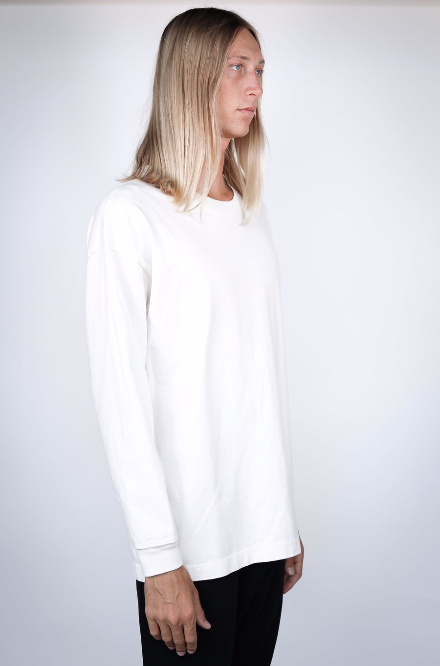 Boxcar Long Sleeve Tee Off White
