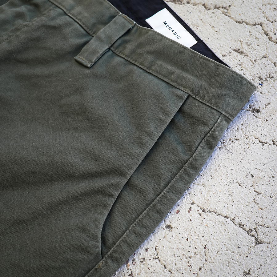 Relaxed Taper Cargo Chino Olive Drab