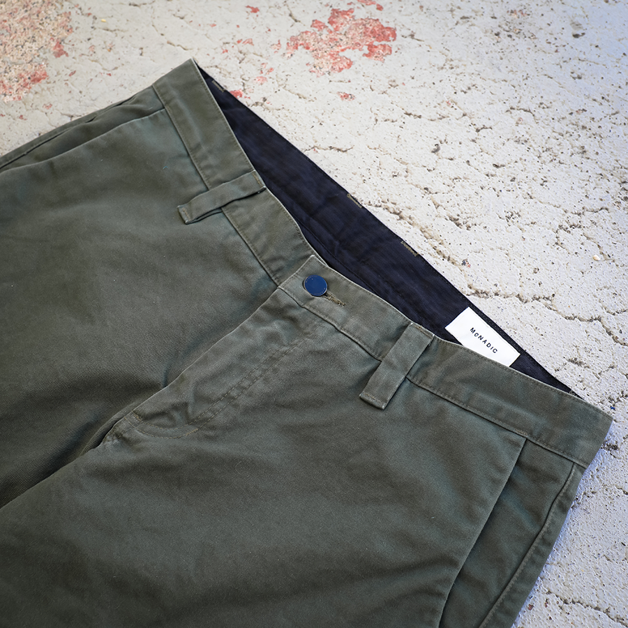 Relaxed Taper Cargo Chino Olive Drab