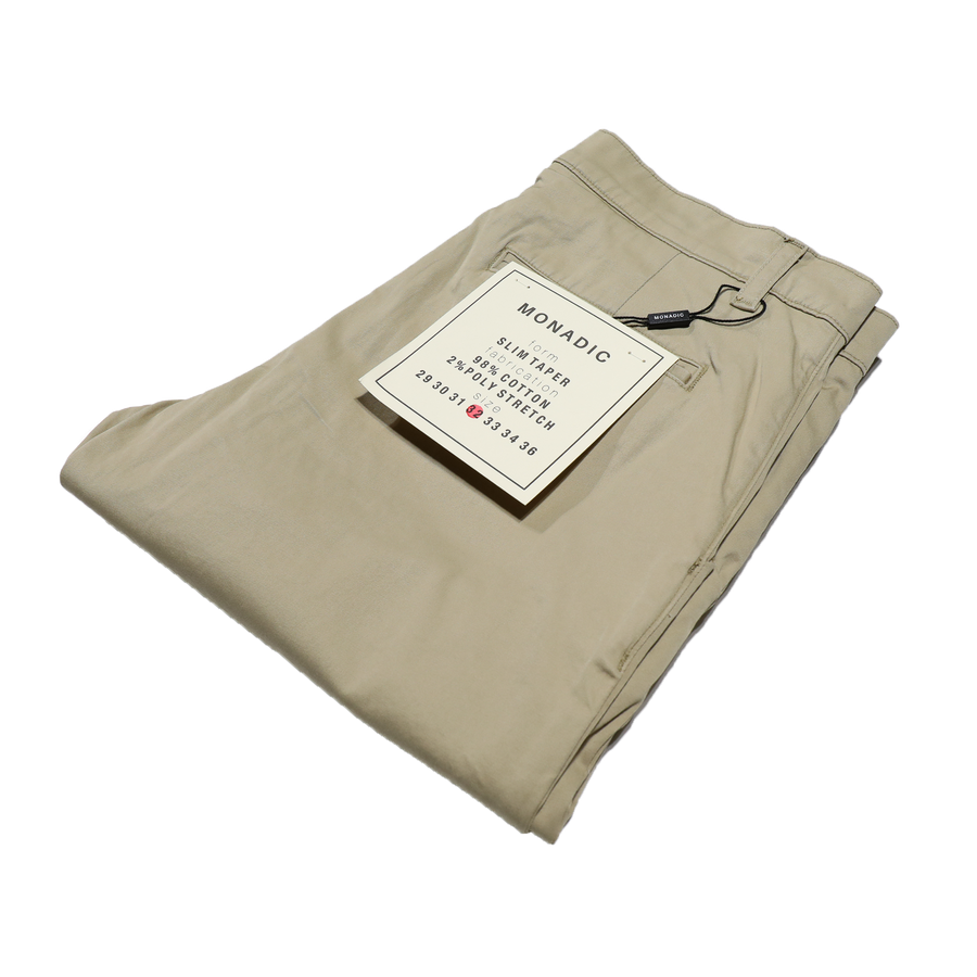 Slim Taper Stretch Chino Khaki