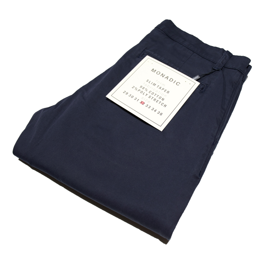 Slim Taper Stretch Chino Navy